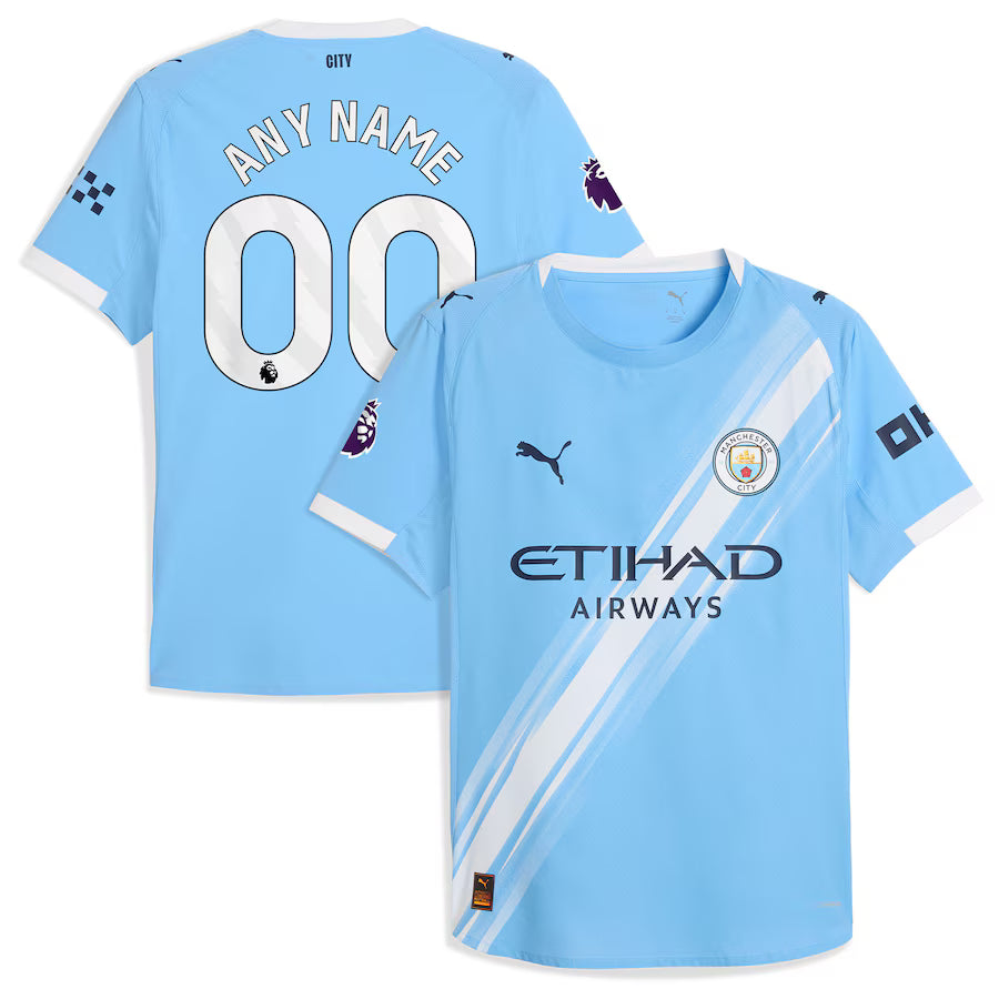 Customized Manchester City Home Jersey 25/26