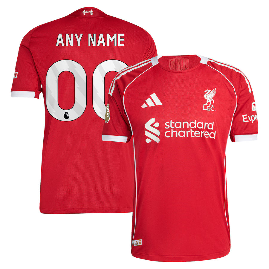 Customized Liverpool Home Jersey 25/26