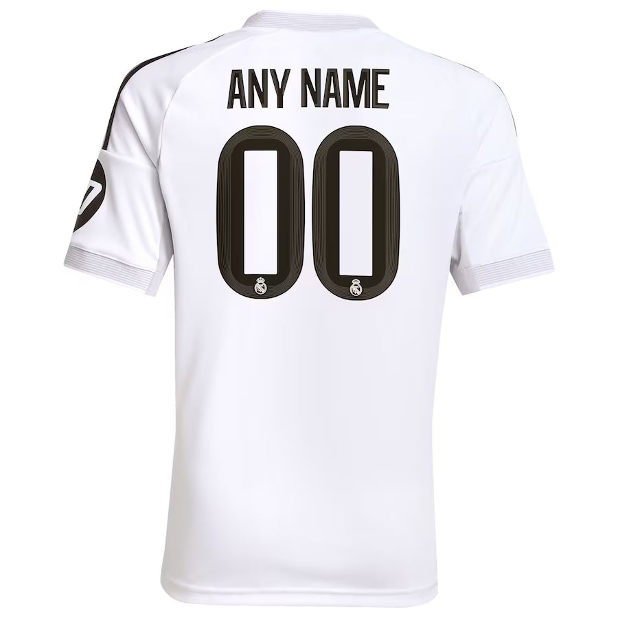 Customized Real Madrid Home Jersey 25/26