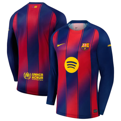 Barcelona Home Long Sleeve Fan Version 25/26