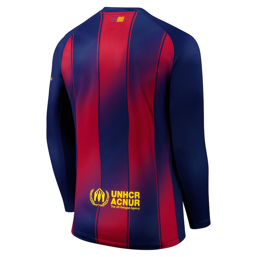 Barcelona Home Long Sleeve Fan Version 25/26