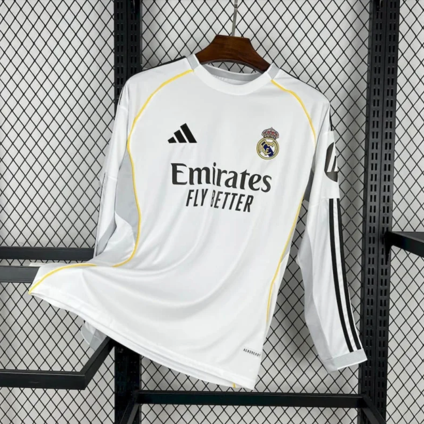 Real Madrid Home Long Sleeve Fan Version 25/26